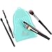 ScivoKaval Makeup Brush Cleaner Glove Mat Mitt Silicone Cosmetic Cleaning Scrubber Tool Face Brushes and Eye Brush Washing Pad Mint Green