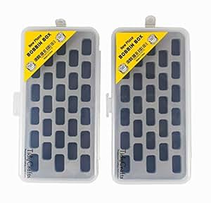 Amazon.com: Tidy Crafts Set of 2 Bobbin Box Organizers
