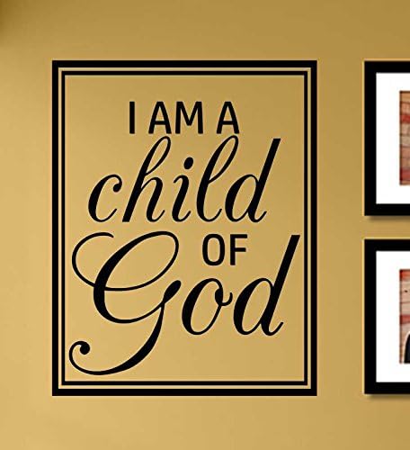 Amazon Com I Am A Child Of God Vinyl Wall Art Decal Sticker Home Kitchen