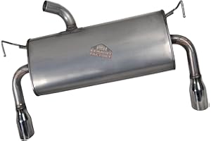 100-3109 REAR MUFFLER ASSEMBLY FITS 2013-2019 FORD ESCAPE 2.5L STAINLESS STEEL
