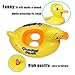 UGGL Duck Baby Floats, Inflatable Duck Pool Float, Baby Floating Seat, Children Swim Ring, Kids Inflatable Floats, Yellow Duck Seat Boat for 1-3 Years Kids