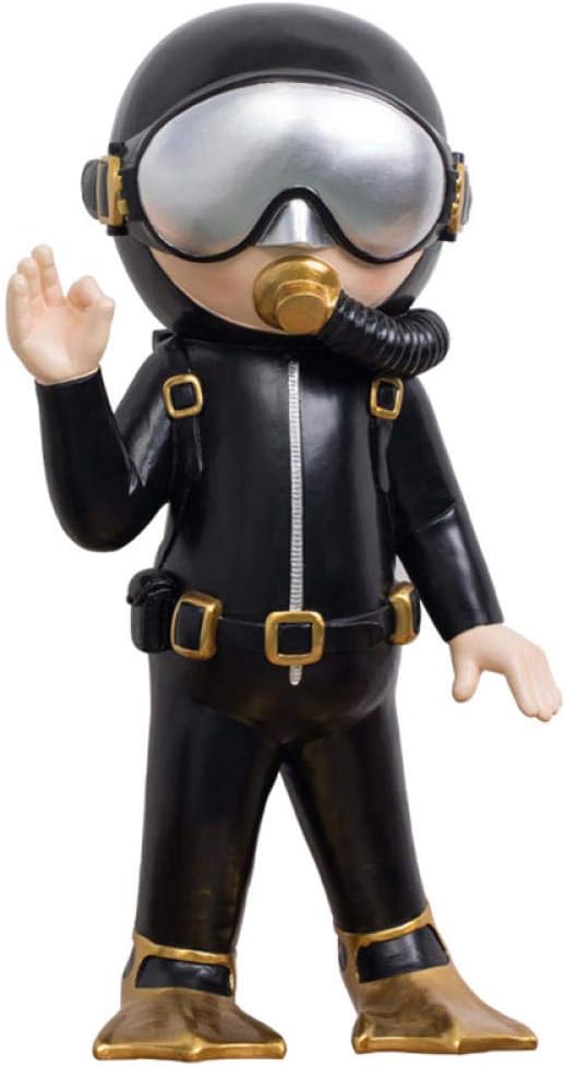 Handmade Sculptures Sculptures Figurine Animal Statue Ornaments Statue Ornaments Sculptures Diver Art Sculpture Decoration Cute Diving Figure Figurine Resin Crafts Nordic Style Creative Luxurious H