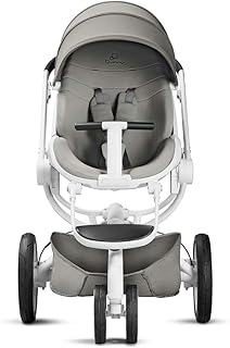 Quinny Moodd Kinderwagen, mit automatischer Aufklappfunktion, Ruheposition in beide Fahrtrichtungen, modernes Design, ab der Geburt bis ca. 3,5 Jahre, grey gravel