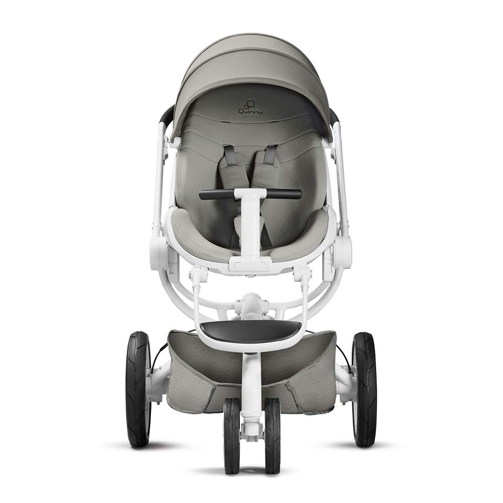 Quinny Moodd Kinderwagen, mit automatischer Aufklappfunktion, Ruheposition in beide Fahrtrichtungen, modernes Design, ab der Geburt bis ca. 3,5 Jahre, grey gravel