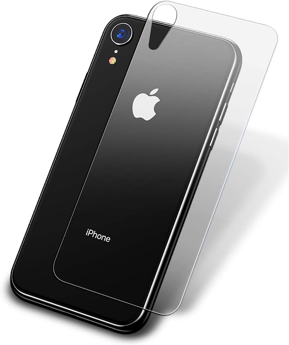 QULLOO Matte Back Hydrogel Protector for iPhone Xr 2018, 2 Pack Matt Rear Screen Protector Soft TPU Film Protective - Image 3