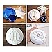 Fasunry 10 Pack Plate Hangers, 10 Inch Wall Plate Hangers and 12 Pack Wall Hooks, Compatible 8.5 to 10.5 Inch Decorative Plates, Antique China, Antique Plates and Arts