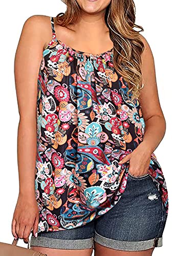 womens plus boho tops
