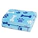 Allisandro Super Soft and Fluffy Premium Flannel Fleece Dog Throw Blanket,Appealing and Cute Paw Prints Equally for Puppy Cat