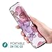 MoKo Holder Case for Apple Pencil 1st/2nd Generation, Carrying Bag Sleeve Pouch Cover Fit New iPad 9th/8th/7th Generation, iPad Air 4, iPad Mini 6/5, iPad Pro 11/Pro 12.9 2021/2020, Floral Purple