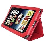 AGPtek® New Stand Cover Case for Barnes and Noble Nook Color Nook Tablet- Red Color