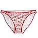 6 Pack Ladies Cotton String Bikini Sexy Women Briefs Underwear Panties, Medium / 6-8, Prints