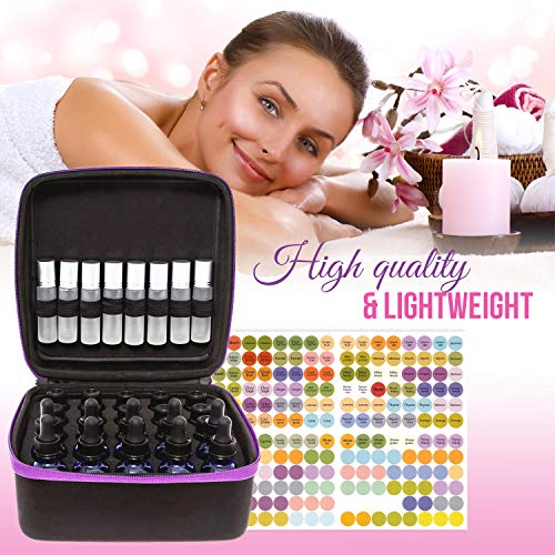 image for MP Essential Oil Carrying Case/Roller Bottle Organizer - Storage for 2