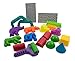 Sands Alive! 18 Piece Deluxe Molds Set - Safari Animals, Mini Castles and Geometric Shapes (Sand not included) Compatible with Sands Alive!, Kinetic Sand, Brookstone Sand, Moon Sand, Any Molding Sand
