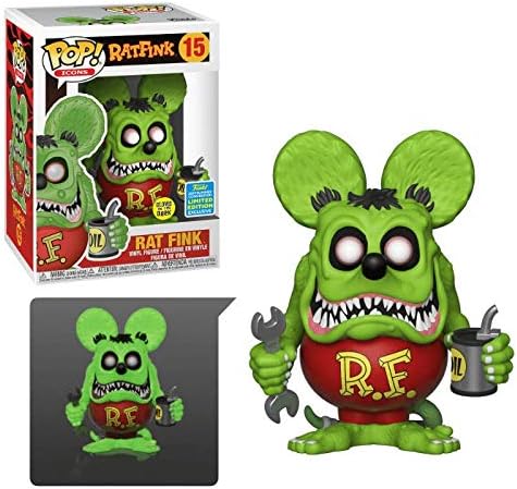 Pop Funko Icons Rat Fink (Gitd) Sdcc 2019 Summer Convention Exclusive