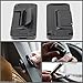 JDopption 2 Pcs Black Smart Seatbelt Adjuster Clip Buckle Shoulder Relax Neck Comfort Supports Seat Belt Clip Cover