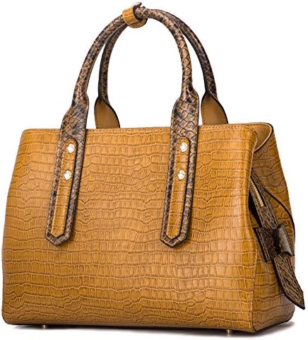 Genuine Leather Handbags for Women Luxury Designer Handbags Top-handle Bags Embossed Crocodile Cowhide