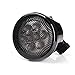 Xprite Jeep Wrangler JK JKU 14-18 Front Grille Smoke Lens Amber Led Turn Signal Lights Parking Lights
