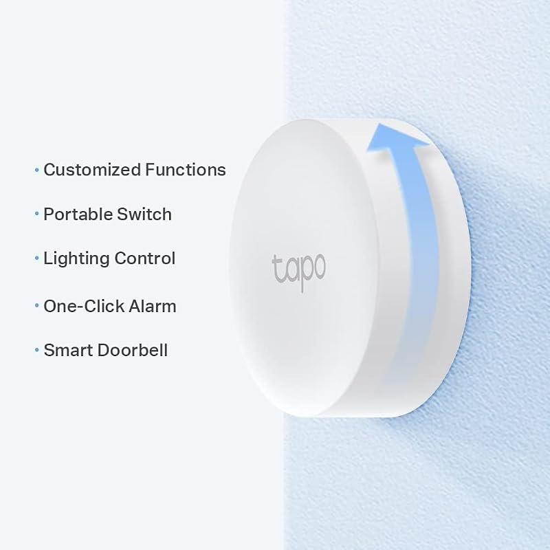 S200B - Intelligente Taste, benutzerdefinierte Aktionen, intelligente Gerätesteuerung, EIN-klick-Aktivierung, Lange Akkulaufzeit, Hub H100 erforderlich, Weiß