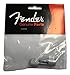Fender Pure Vintage Piggyback Thumb Screws, Chrome, 2-pack