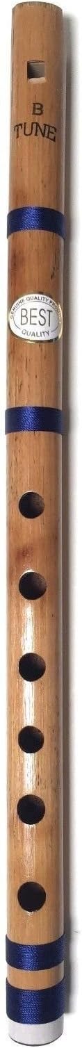 eRadius 14" Bansuri Indian Bamboo Flute Professional Fipple Concert Scale