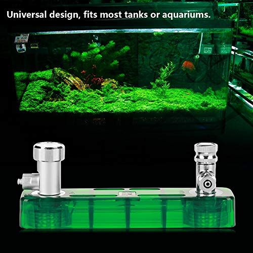 KSTE CO2 Generator - DIY Effective CO2 Generator Kit System, Adjustment Water Plant Fish Aquarium CO2 Valve Diffuser, DIY CO2 Generator with Tubing for Aquarium Pets Plant