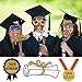 Graduation Photo Props Glitter Graduation Phtoto Booth Props 2020 Party Decorations Pack of 21