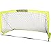 Franklin Sports Blackhawk Portable Soccer Goal - Pop-Up Soccer Goal and Net - Indoor or Outdoor Soccer Goal - Goal Folds For Storage - 12'x6', 9'x5.6', 6.5'x3.25