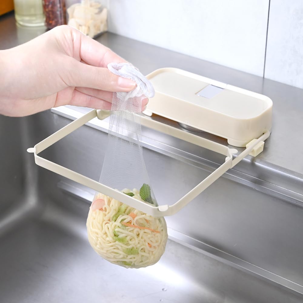 キメツケで紹介されました！ キッチンドレインネオ 正規品 三角コーナーいらず ネット 三角コーナー ラック 1個 [ナチュラル] (ナチュラル) の商品画像