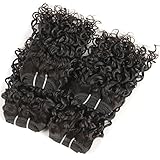 Urbeauty Brazilian Curly Hair Weaves Grade 7A Unprocessed Virgin Human Hair Extension 50g/pc Total 200g 8inch Kinky Curly Hair Bundles