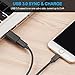 [2Pack] Right Angle Degree 3.1 USB C Male to USB A Female OTG, USB3.0 A Male to Type-C Female Data & Charging Adapter Compatible with MacBook,Android,Nintendo Switch,Thunderbolt3 and More