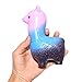 Xinzistar Kawaii Jumbo Slow Rising Squishies Cream Scented Squeeze Kid Toy Phone Charm Gift for Stress Relief (Starry Alpaca)