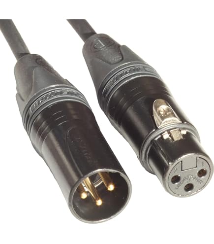 Amazon.com: BJC Star Quad XLR Cables, Canare L-4E6S with Neutrik