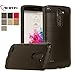 LG G3 Stylus Case, LG G3 Stylus D690 Case, Aomax@ Anti-Shock Brushed Metal Texture , TPU & PC Dual Layer Hybrid Non-slip Protective Case For LG G3 Stylus D690 VLS Black
