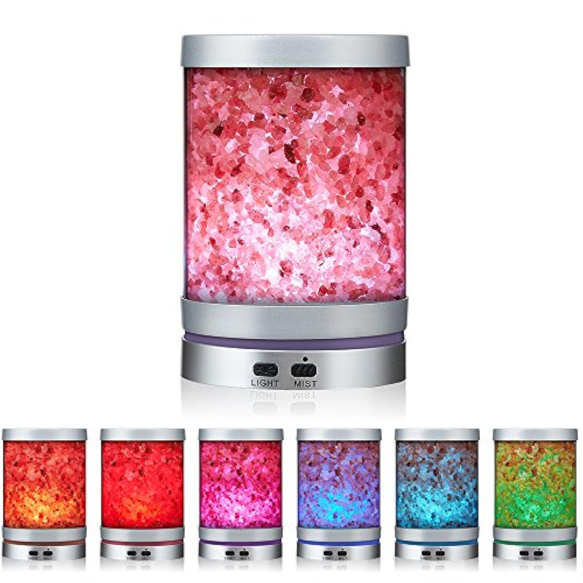 AIGOCEER Essential Oil Diffuser Himalayan Salt Lamp Cool Mist