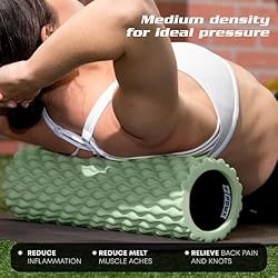 Textured Foam Rollers for Muscle Massage