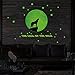 LUNIWEI Luminous Wall Sticker Animal PVC Glow in The Dark Room Decal (Wolf)