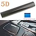 PEATOP Carbon Fiber Vinyl Wrap 5D High Gloss Bubble Free Air Release Big Texture Sheet Roll Film (60