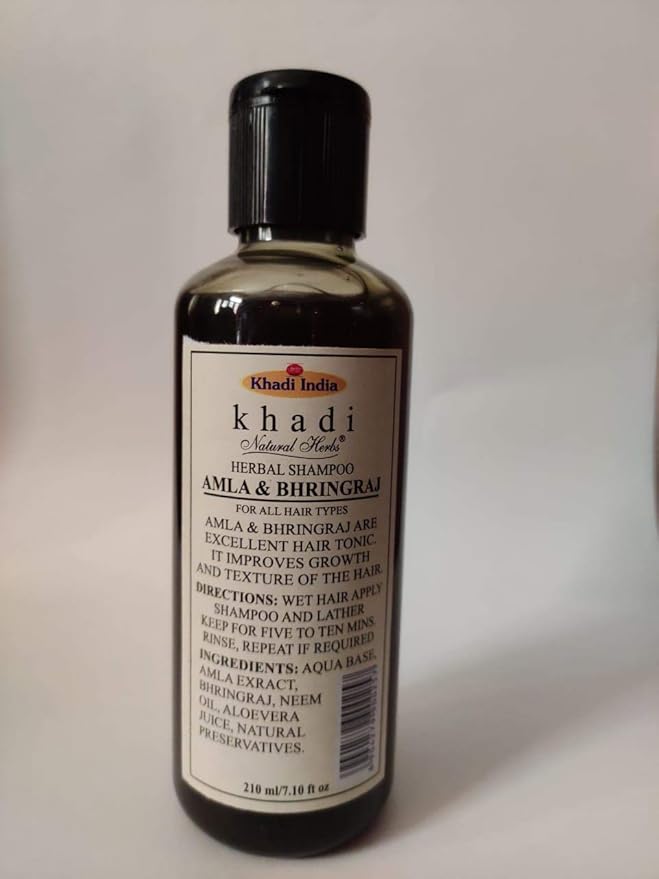 Khadi Natural Herbal Amla And Bhringraj Shampoo