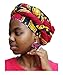 Dupsie's Red Diamond African Print Ankara Modu Hat Pre-tied Head Wrap