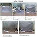 Accmor Magic Gate, Portable Folding Pet Safety Gate Mesh Magic Gate for Dogs with Removable Hook, Pet Safety Enclosure Install Anywhere