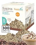 Sweetwell Sugar Free Meringue Cookies, Capuccino Coffee - 300 units (10 bags of 30 units).