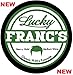 Lucky Franc's Hair Pomade, Heavy Hold - Med. Shine. Oil & Wax Based. Classic 1920's scent. For Pompadour Faux Hawk Rockabilly Comb Over Quiff Greaser Slick Back G-Eazy & 50's styles. Handmade in USA