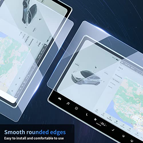 Tesla Model 3/Model Y Tempered Glass Frosted Screen Protective Film, Car Navigation Accessories