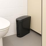 SUPAWASH-PRO 20L Sanitary Bin Slimline Pedal Disposal Grey view 4