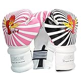 Cheerwing 6oz PU Kids Boxing Gloves Junior Cartoon Punch Bag MMA Sparring Dajn Training