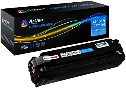 Arthur Imaging Compatible Toner Cartridge Replacement for HP 131A(CF211A) (Cyan, 1-Pack)