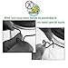 THINKCHANCES Rust Resistant Silver Stainless Steel Wire Handles Hangers (Handle-Ease) for Mason, Ball, Canning Jars (6 Pack, Regular Mouth)