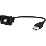 MOTONG Male to Female USB Cable Charger for Toyota VIOS/ALTIS (35 * 24mm)