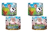 Beistle S54092AZ2, 2 Piece Barnyard Friends Photo Props, 3'1'' x 25''