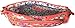 Vera Bradley Women's Cotton Little Hipster Crossbody Purse With RFID Protection, Coral Floral, One Size